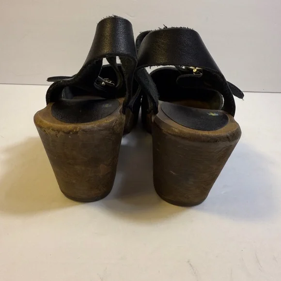 Lotta From Stockholm Black Leather Mules - Picture 4 of 6